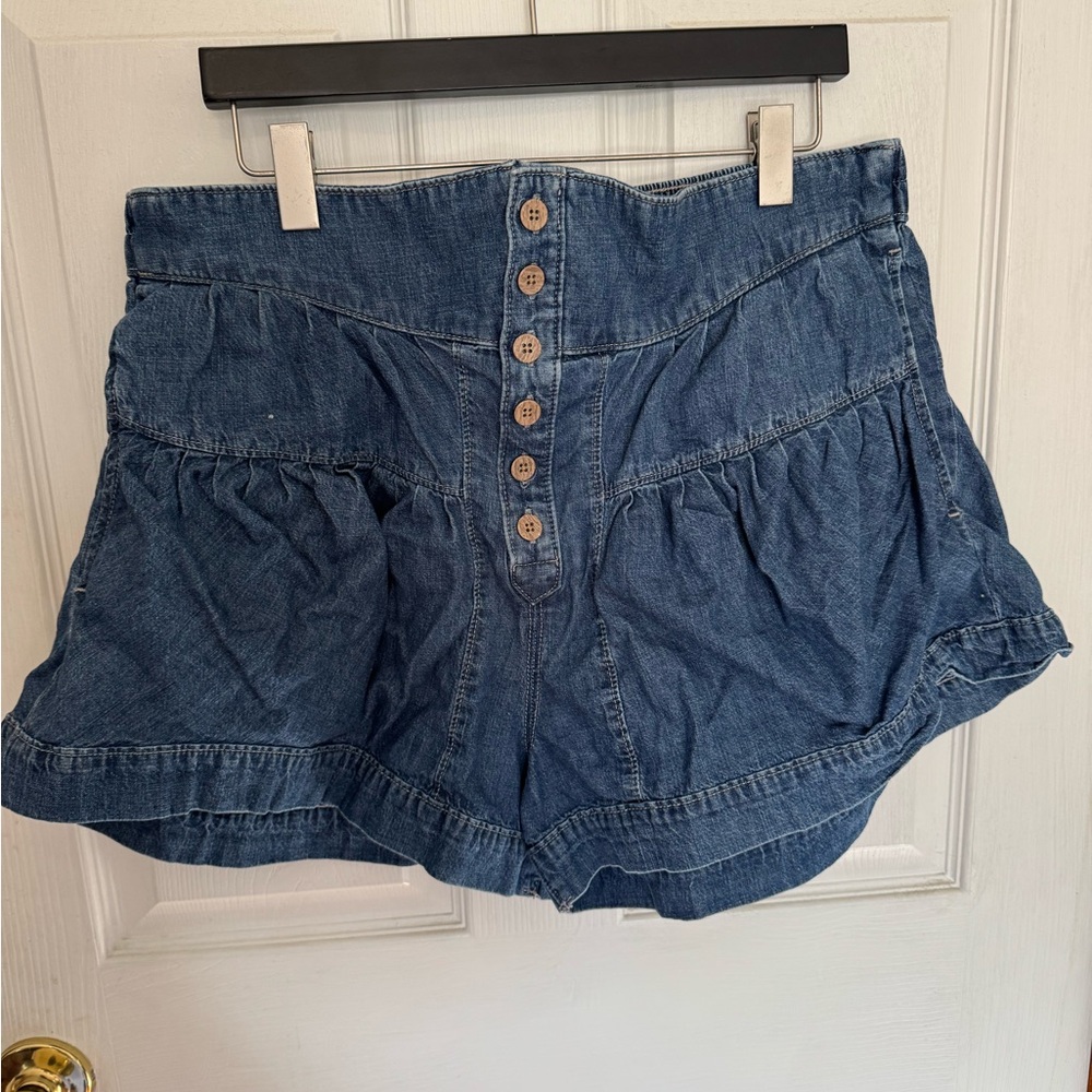 Denim Blue Women's Shorts